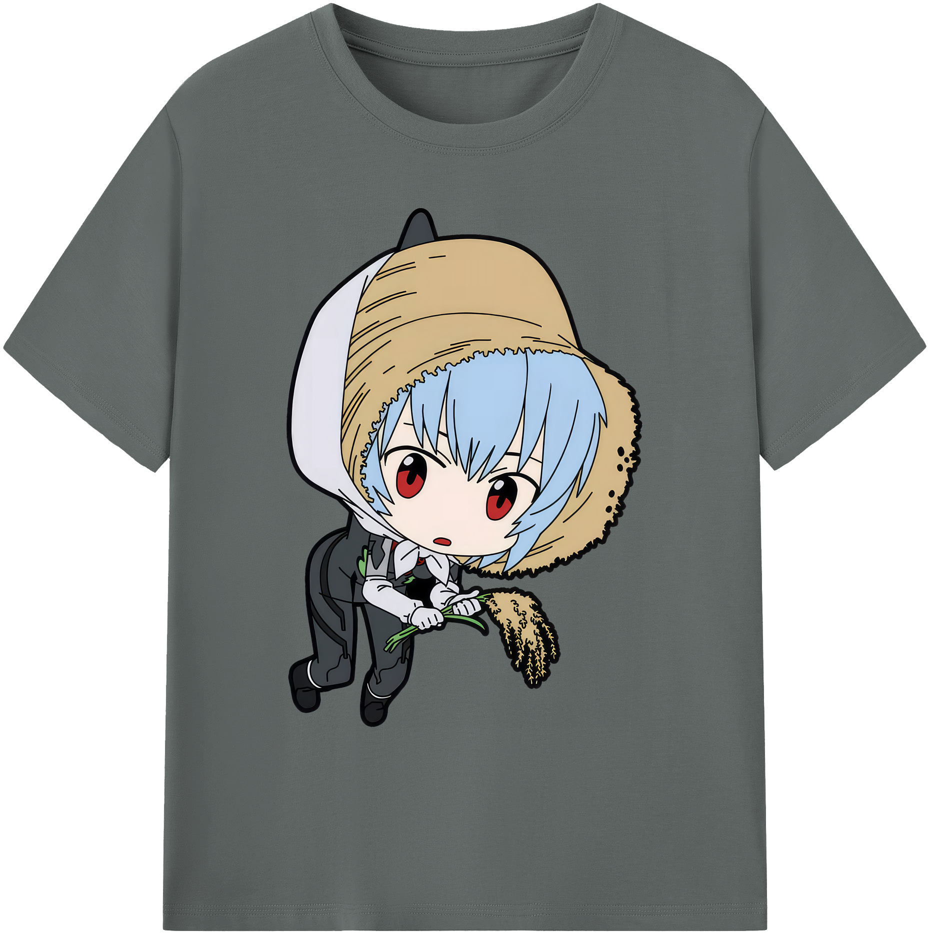 （画像用） EVA 新世紀エヴァンゲリオン 綿100％ メンズ半袖Tシャツ｜肌触りやわらか＆通気性